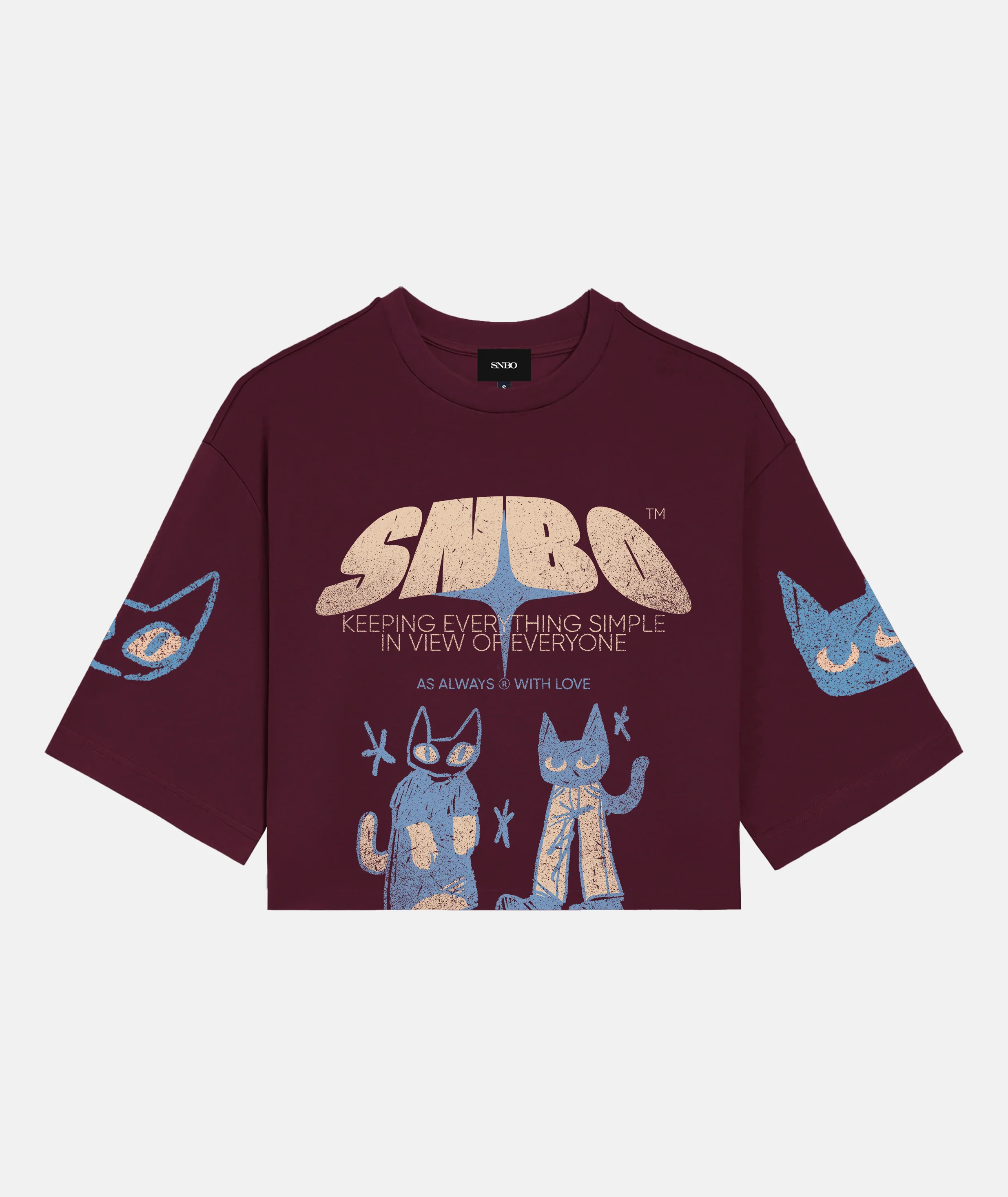 SNBO™ Crop top - Cats - Image 4